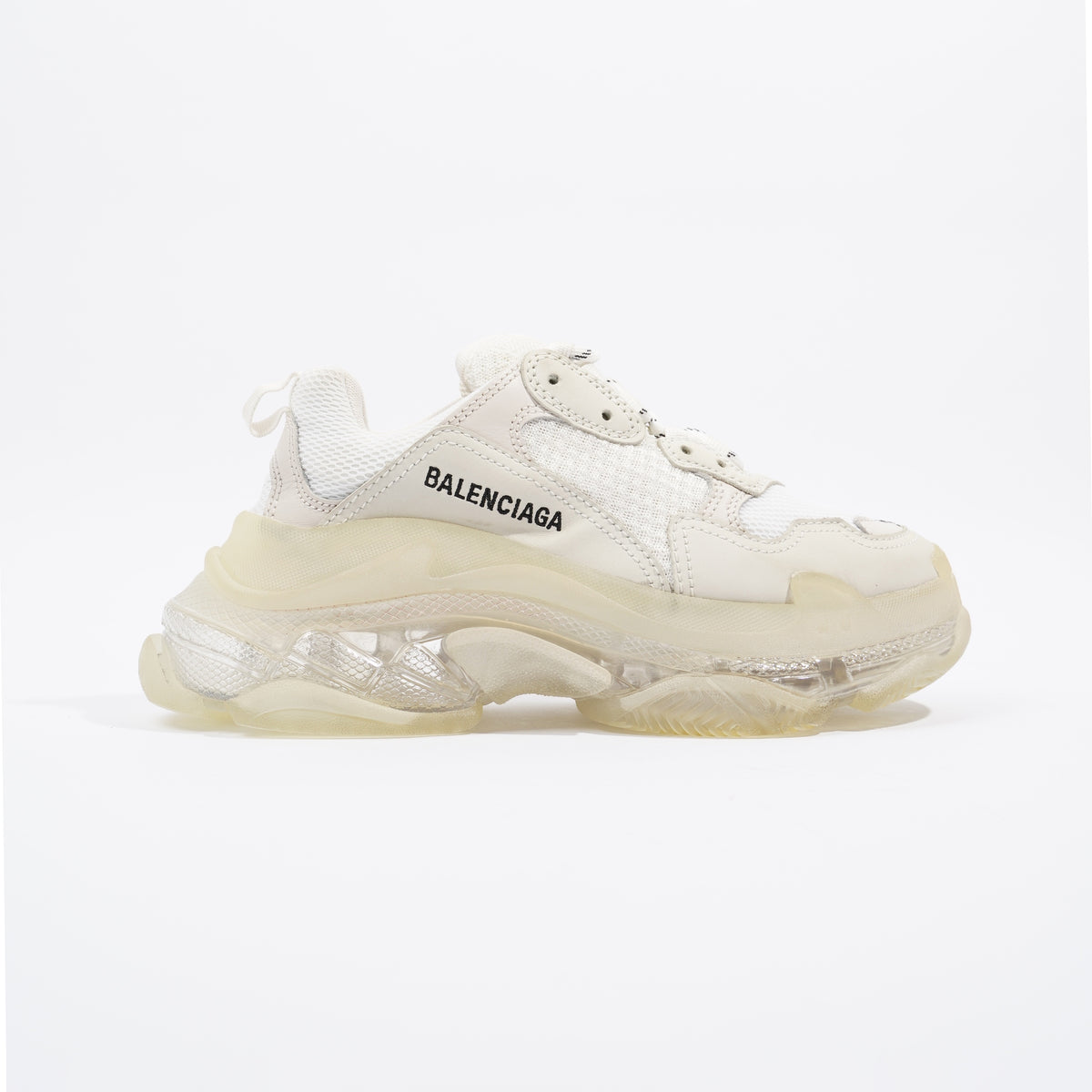 Triple s clearance clear sole balenciaga