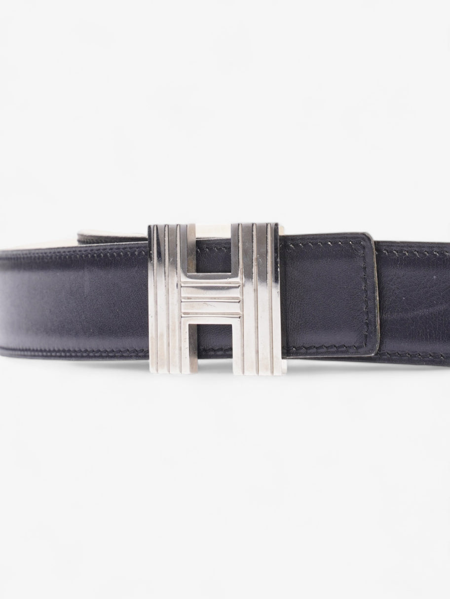 H Belt Black / Cream Leather 78 Image 2