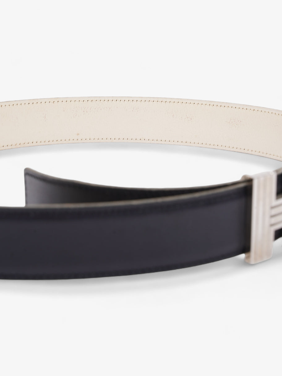 H Belt Black / Cream Leather 78 Image 5