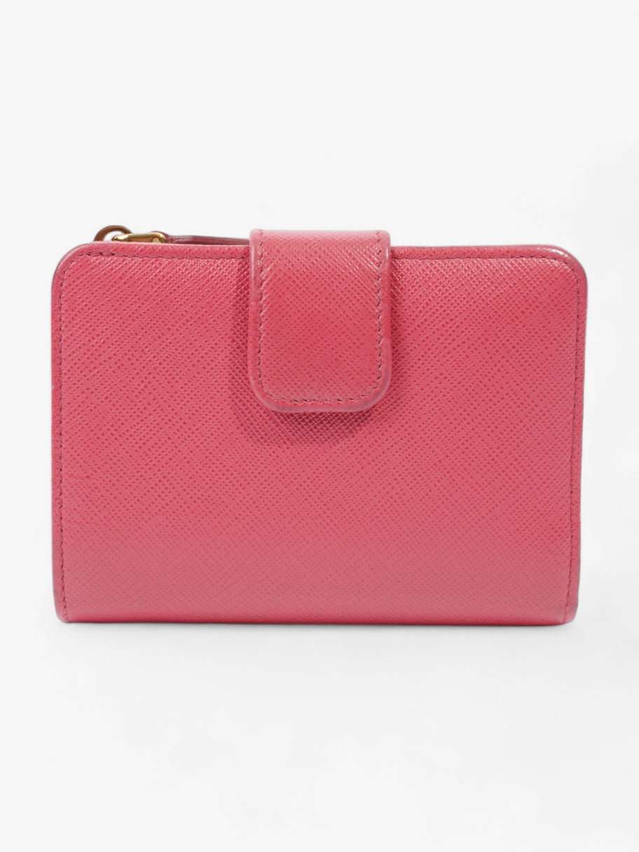 Wallet Pink Saffiano Leather Image 3
