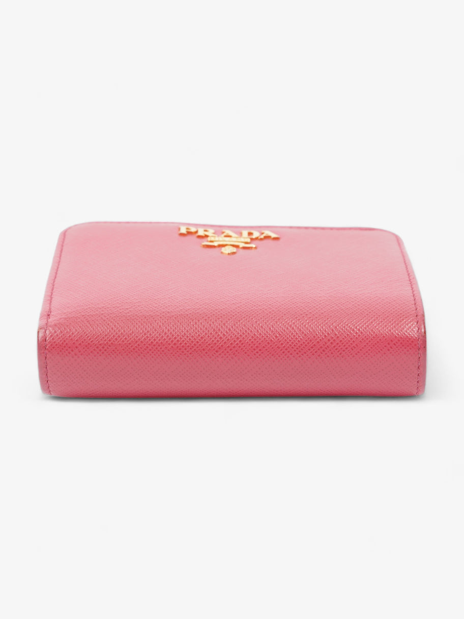 Wallet Pink Saffiano Leather Image 5