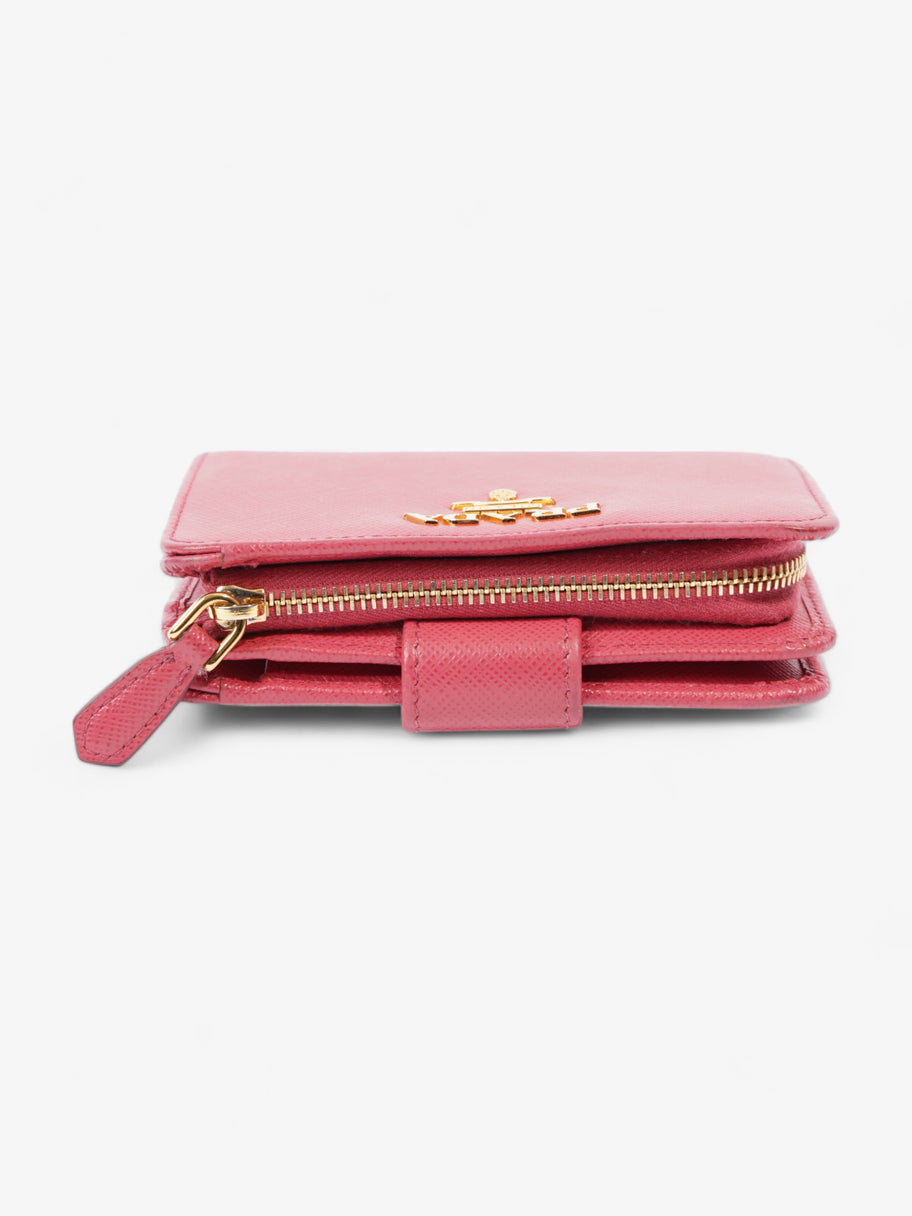 Wallet Pink Saffiano Leather Image 6