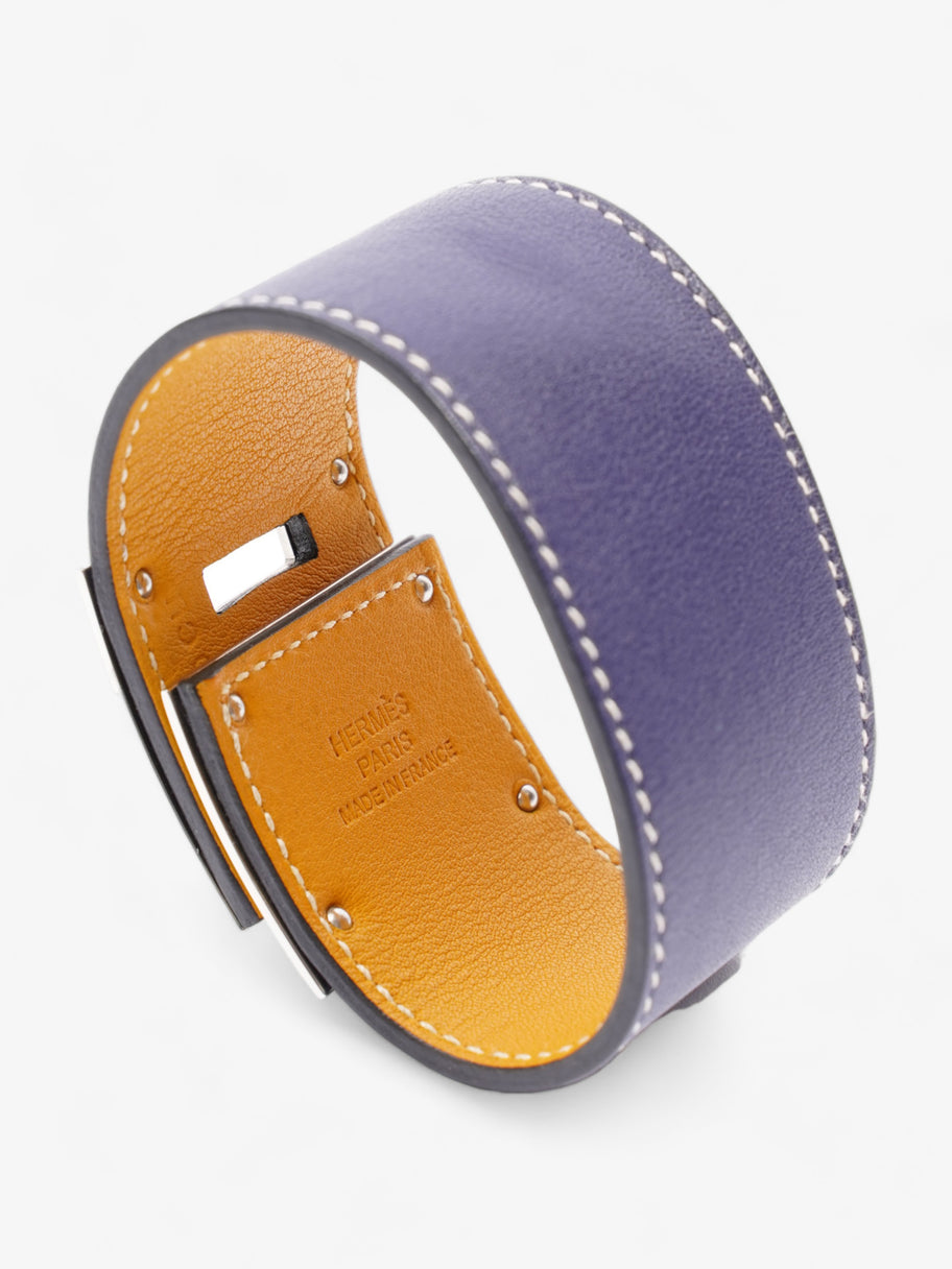 Kelly Dog Bracelet Navy / Orange Leather T2 Image 5