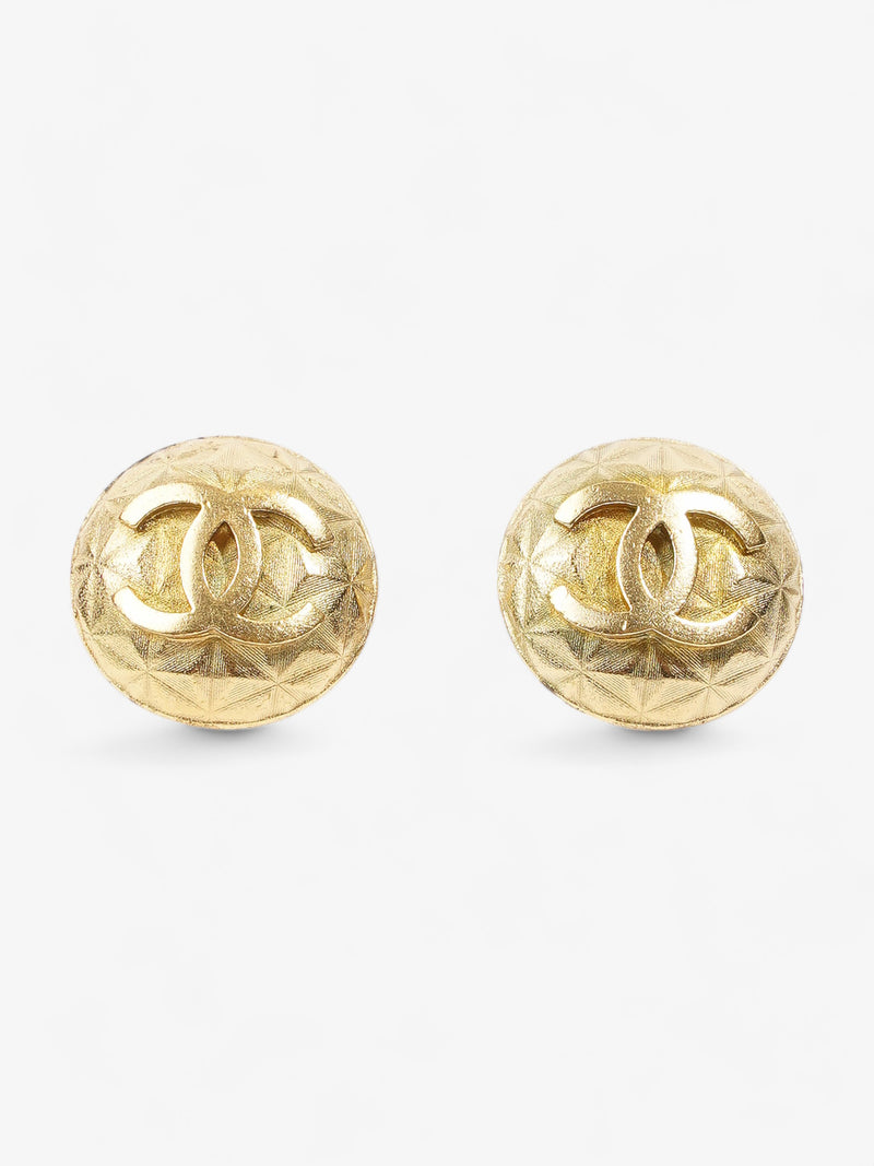  Coco Mark 95P Earrings Gold Gold Plated 2cm