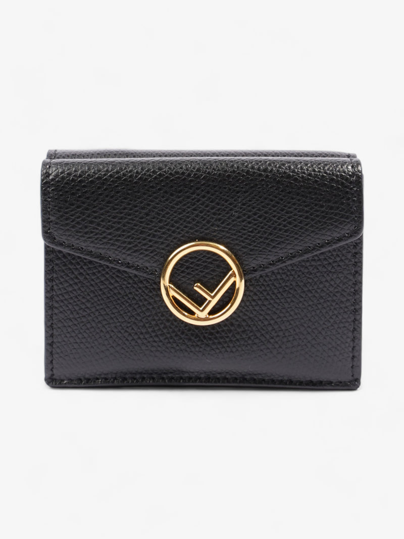  F is Fendi Envelope Wallet Black Leather