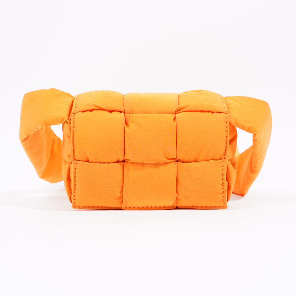 Bottega Veneta Orange Small Cassette Bag 7003 Tangerine/Gold