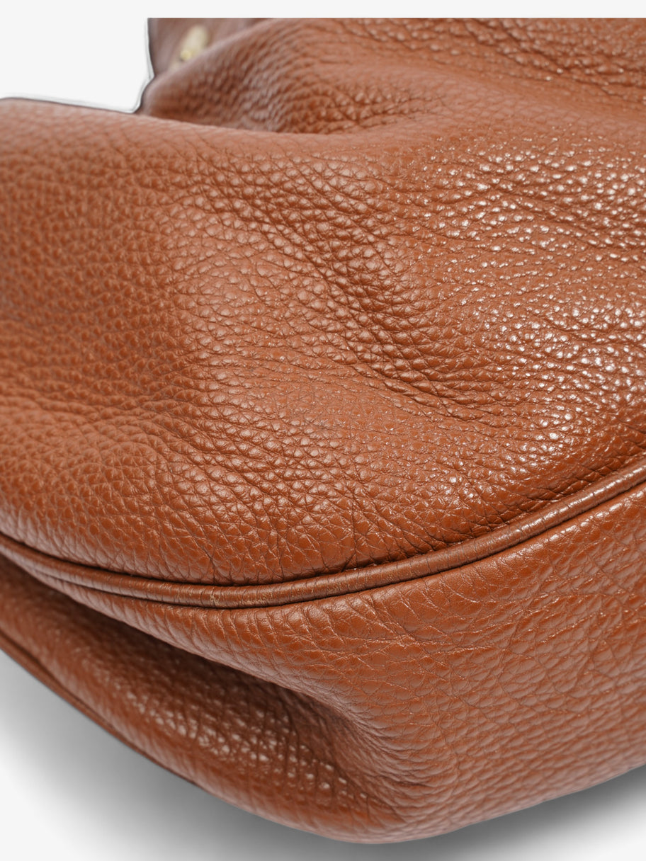 Mitzy Hobo Oak Grained Leather Image 16