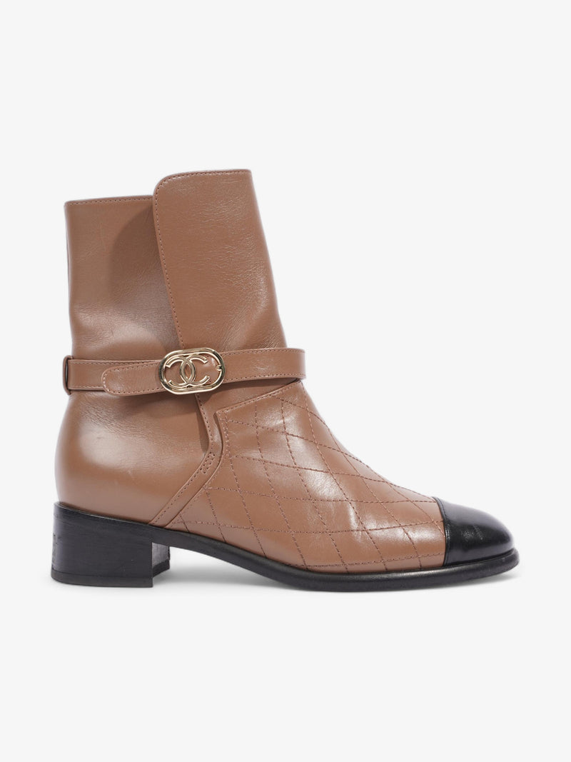  Ankle Boots Tan Leather EU 37 UK 4