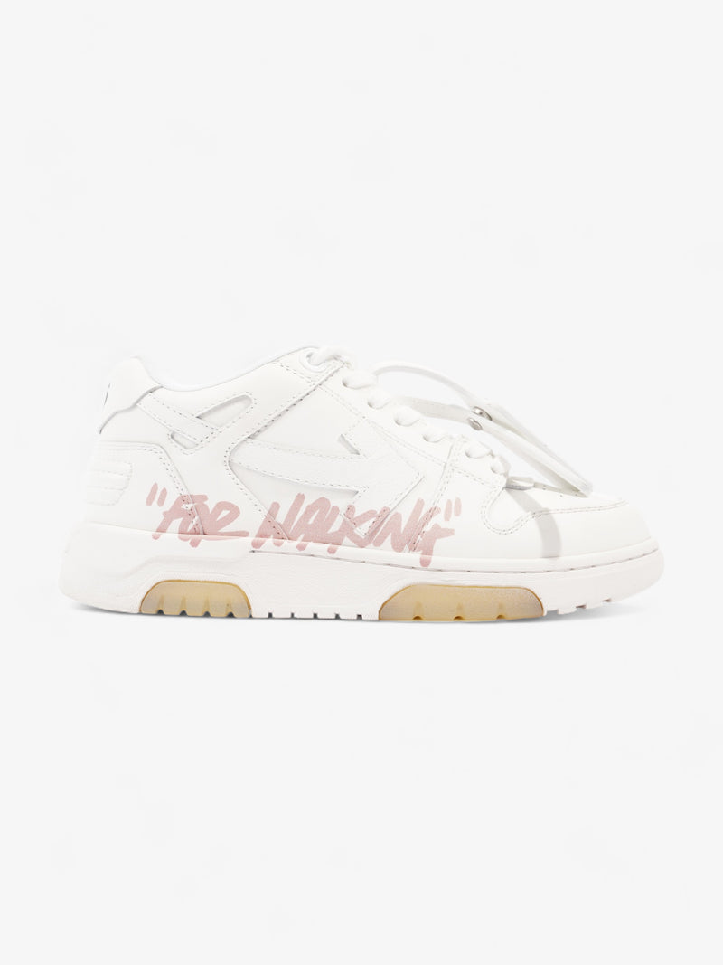  Out Of Office 'Walking' White / Pink Leather EU 37 UK 4