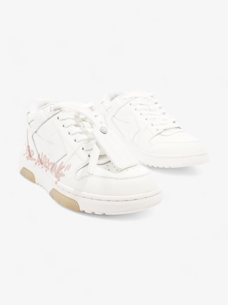  Out Of Office 'Walking' White / Pink Leather EU 37 UK 4