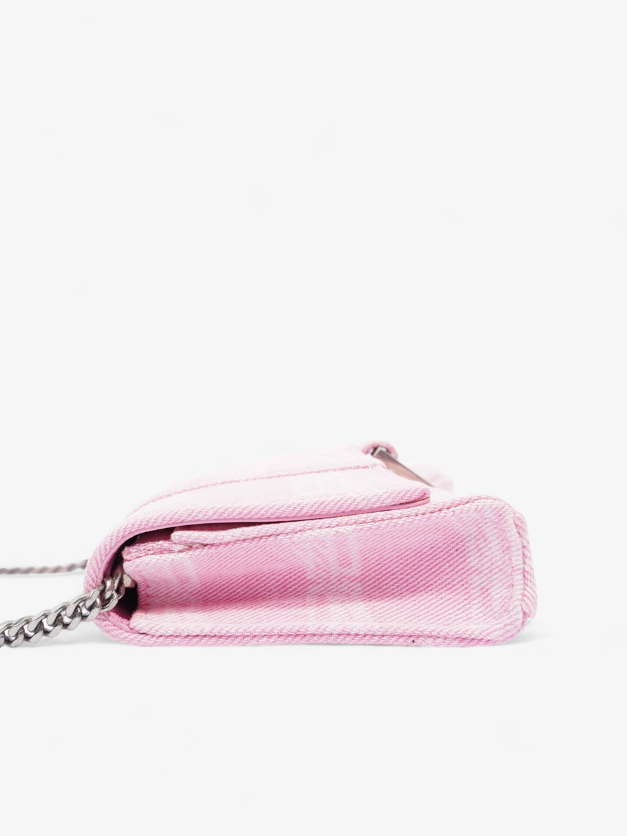 Hourglass Wallet On Chain Pink Denim Image 5