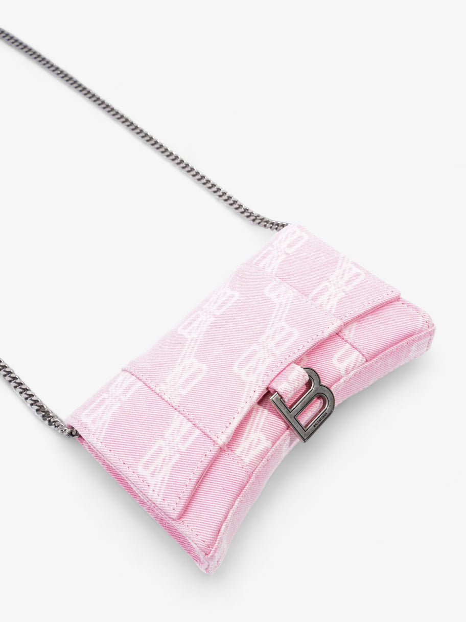 Hourglass Wallet On Chain Pink Denim Image 7