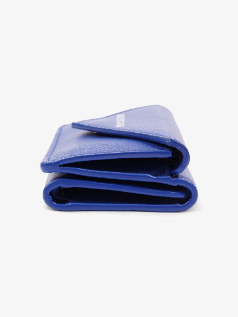  Paper Mini Wallet Blue Leather