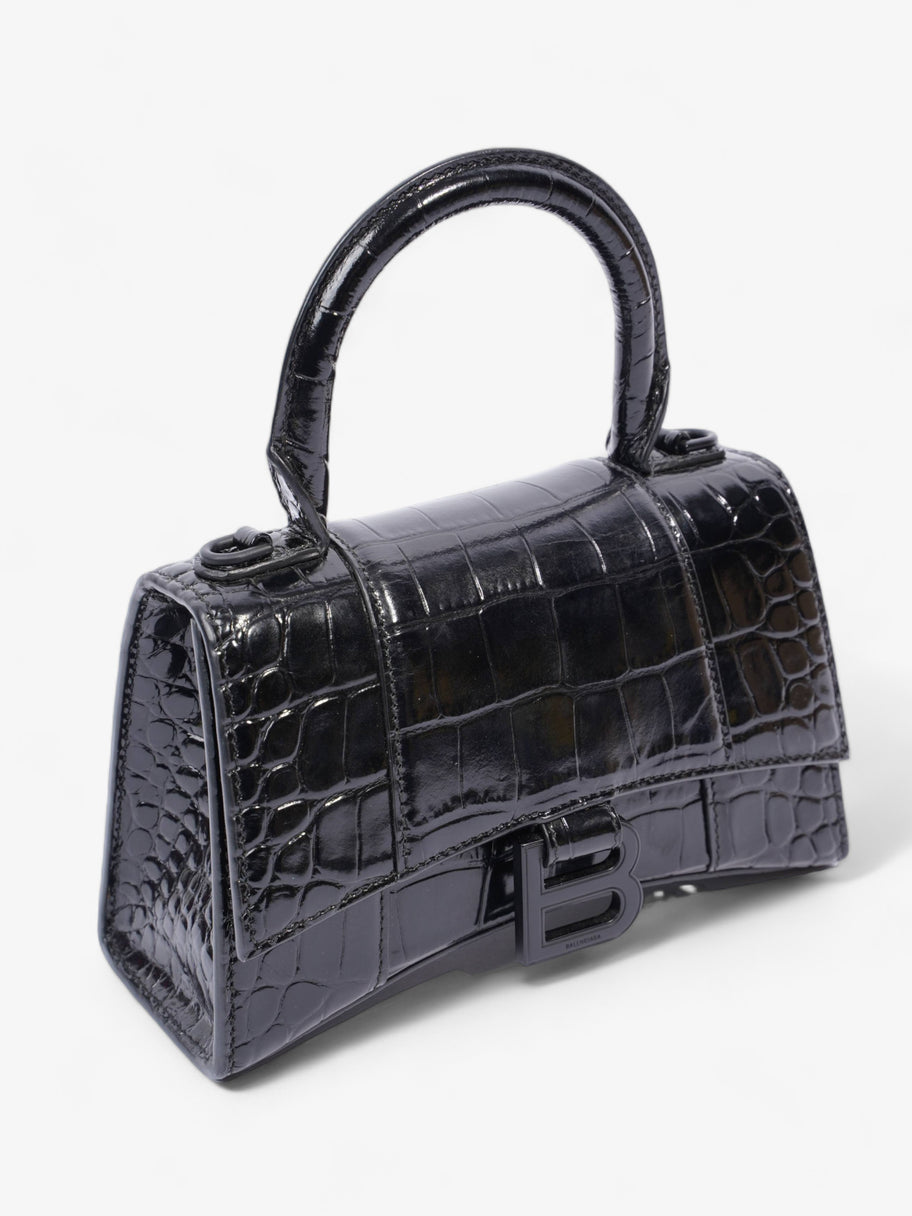 Hourglass Black Embossed Leather XS Image 7