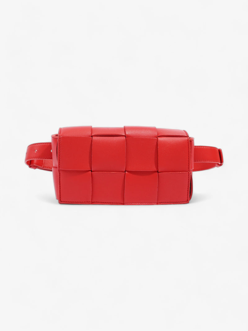  Cassette Belt Bag Red Leather