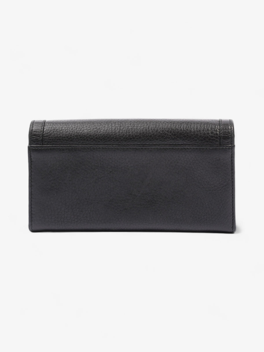 Bamboo Continental Wallet Black / Brown Leather Image 3