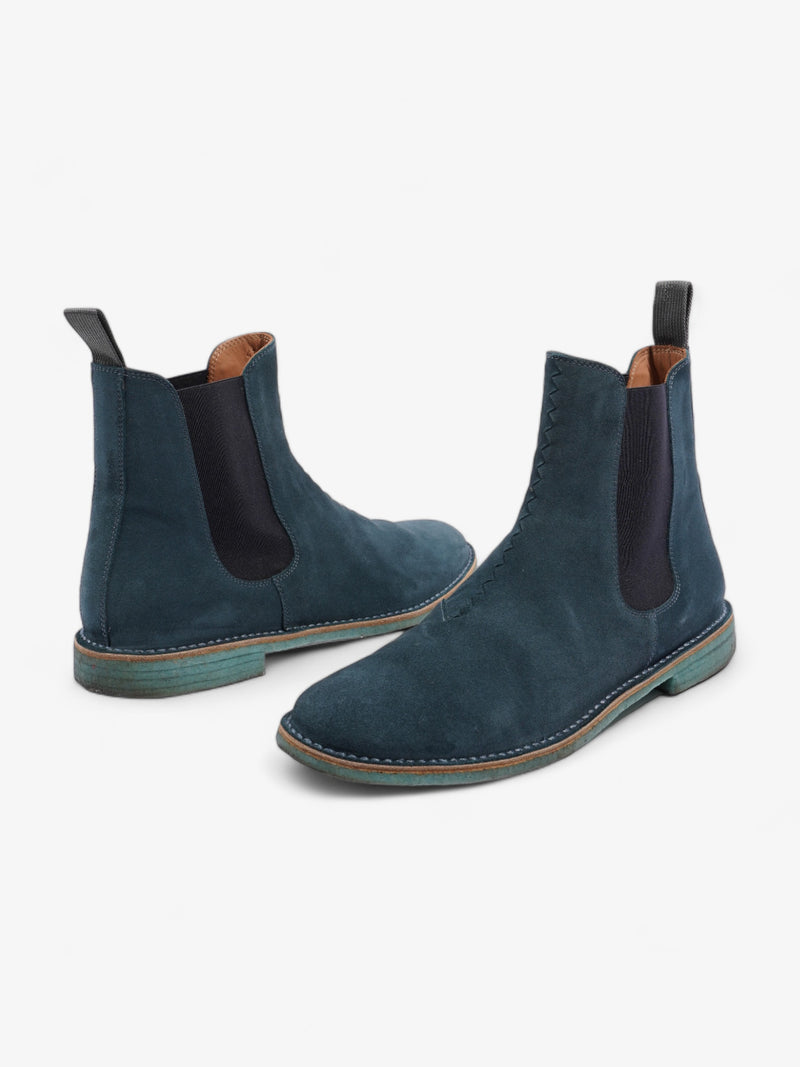  Ankle Boot Blue Suede EU 43 UK 9