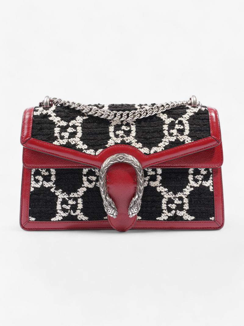  Dionysus Black / White / Red Leather Tweed Small