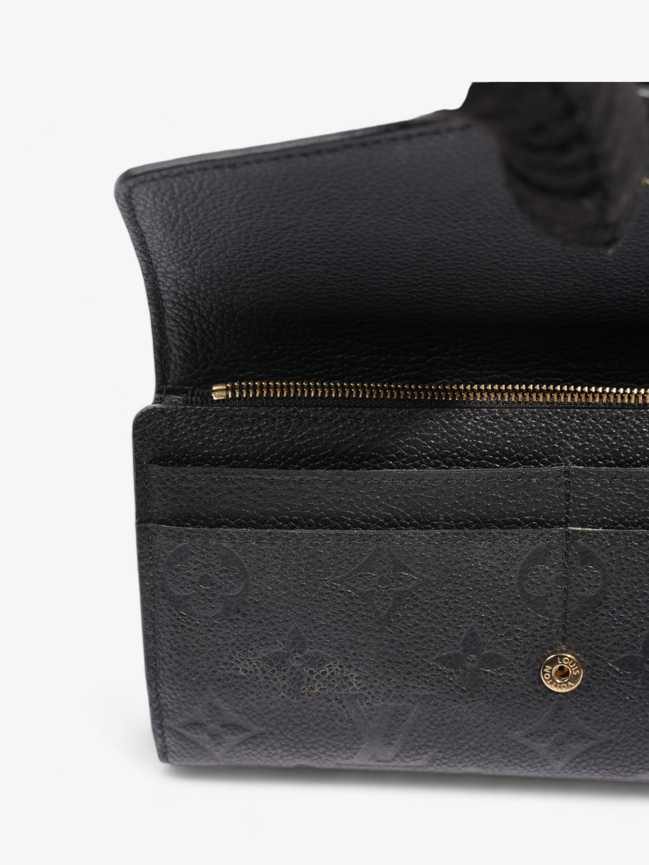Sarah Wallet Black Empreinte Leather Image 17