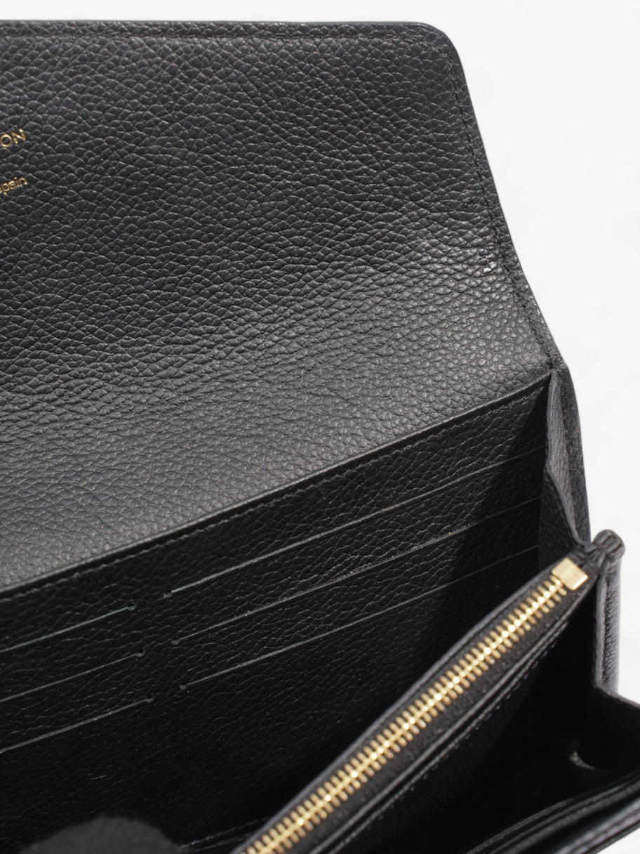 Sarah Wallet Black Empreinte Leather Image 9