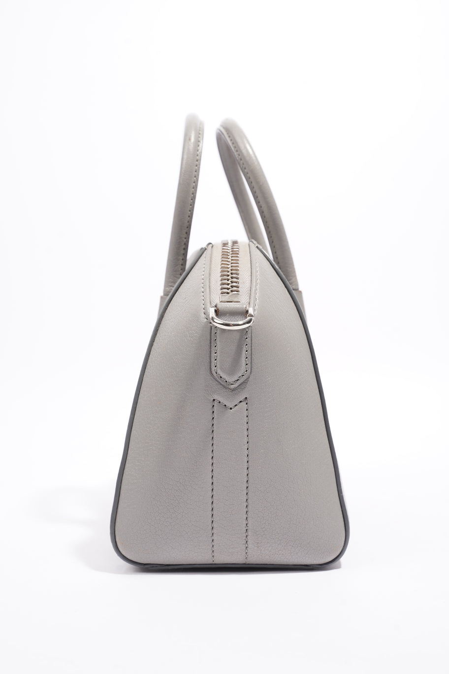 Mini Antigona Grey Grained Leather Image 3