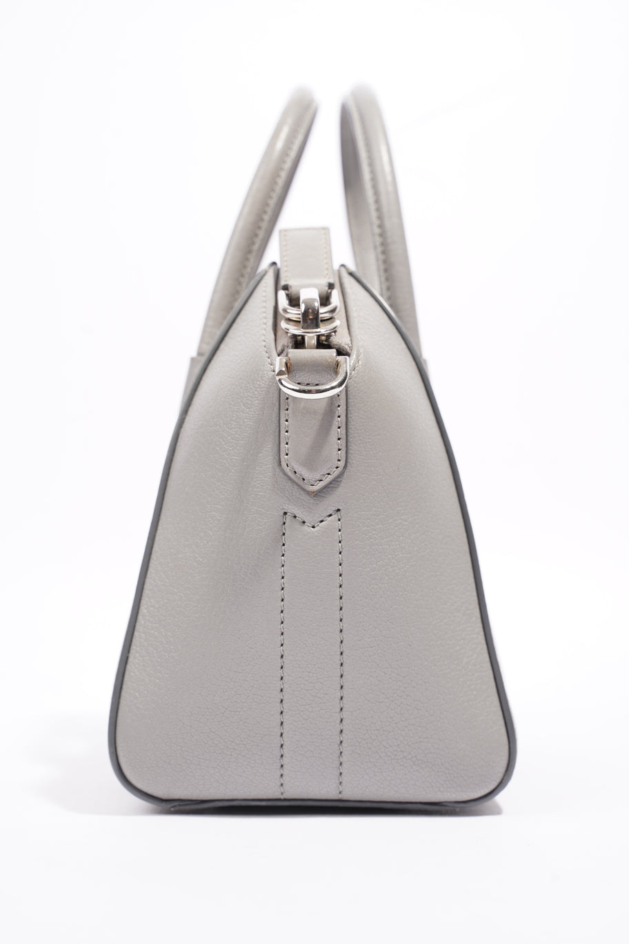 Mini Antigona Grey Grained Leather Image 5