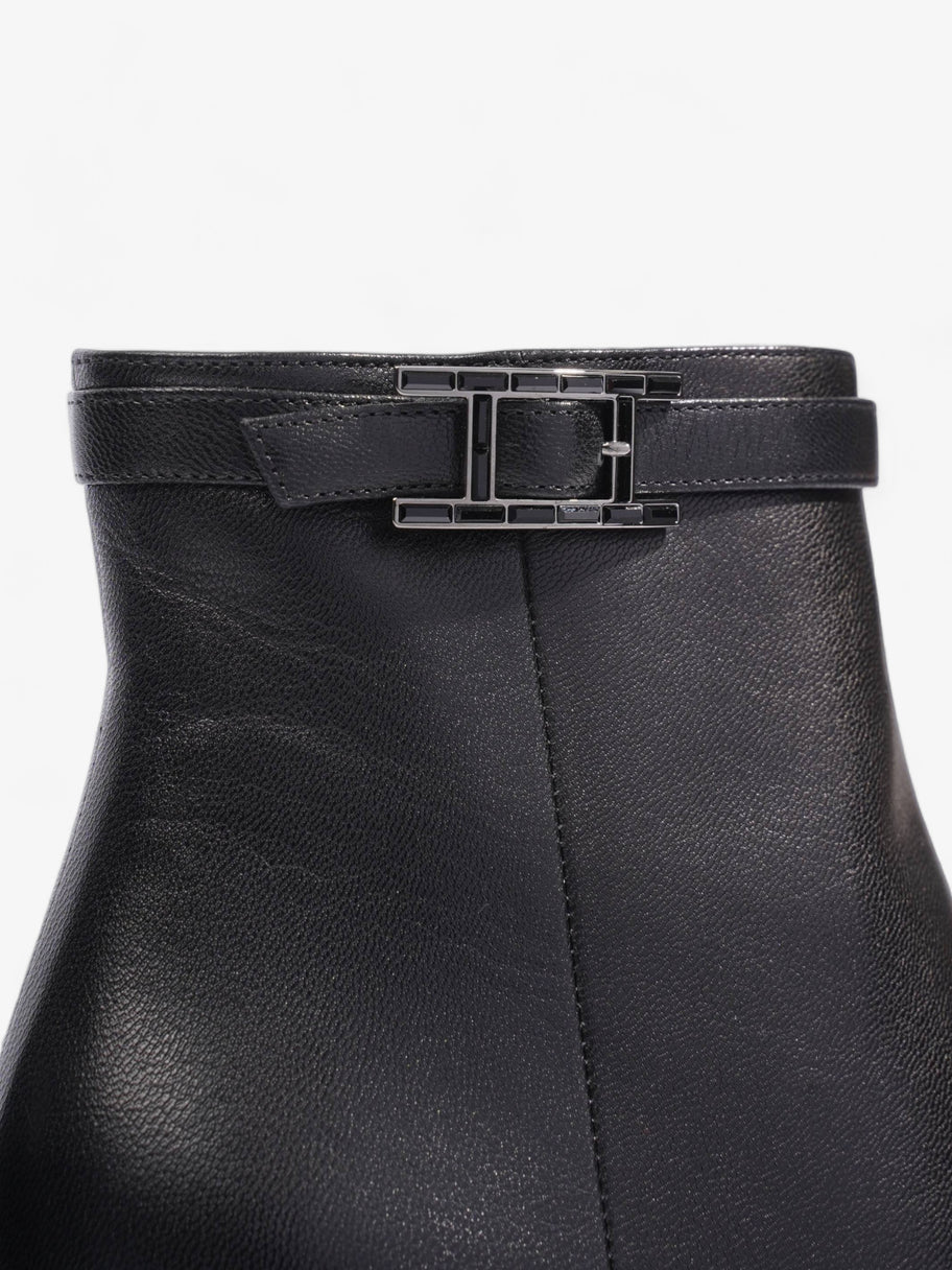 Bottines Femme 6cm Black Leather EU 38 UK 5 Image 8