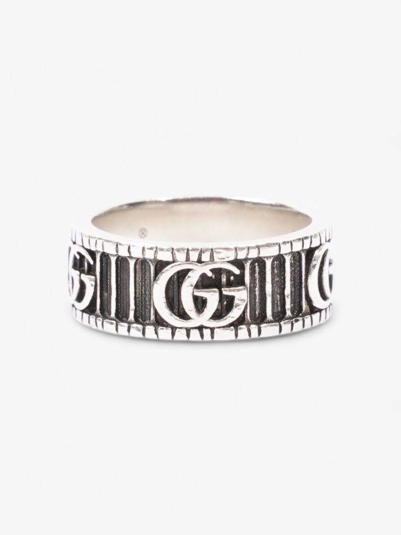  Double G Ring Silver Silver Sterling 13 (S)
