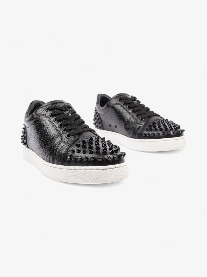  Vieira 2 Flat Sneakers Black Leather EU 40 UK 7