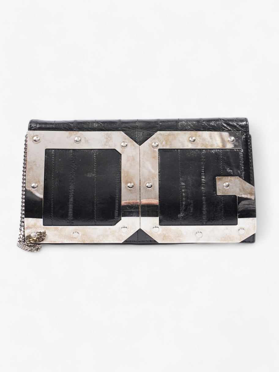 Wallet Black / Silver Leather Image 1