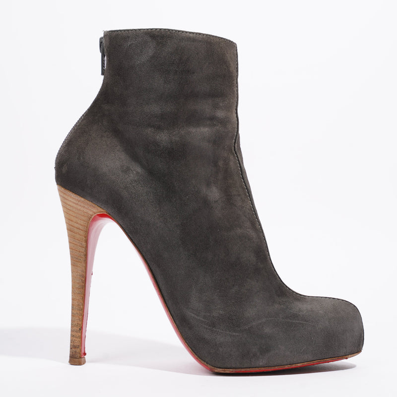  Ankle Boot Grey Suede EU 38 UK 5