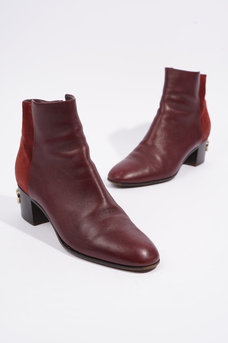 Ankle Boot Red Leather EU 41 UK 8 Image 10