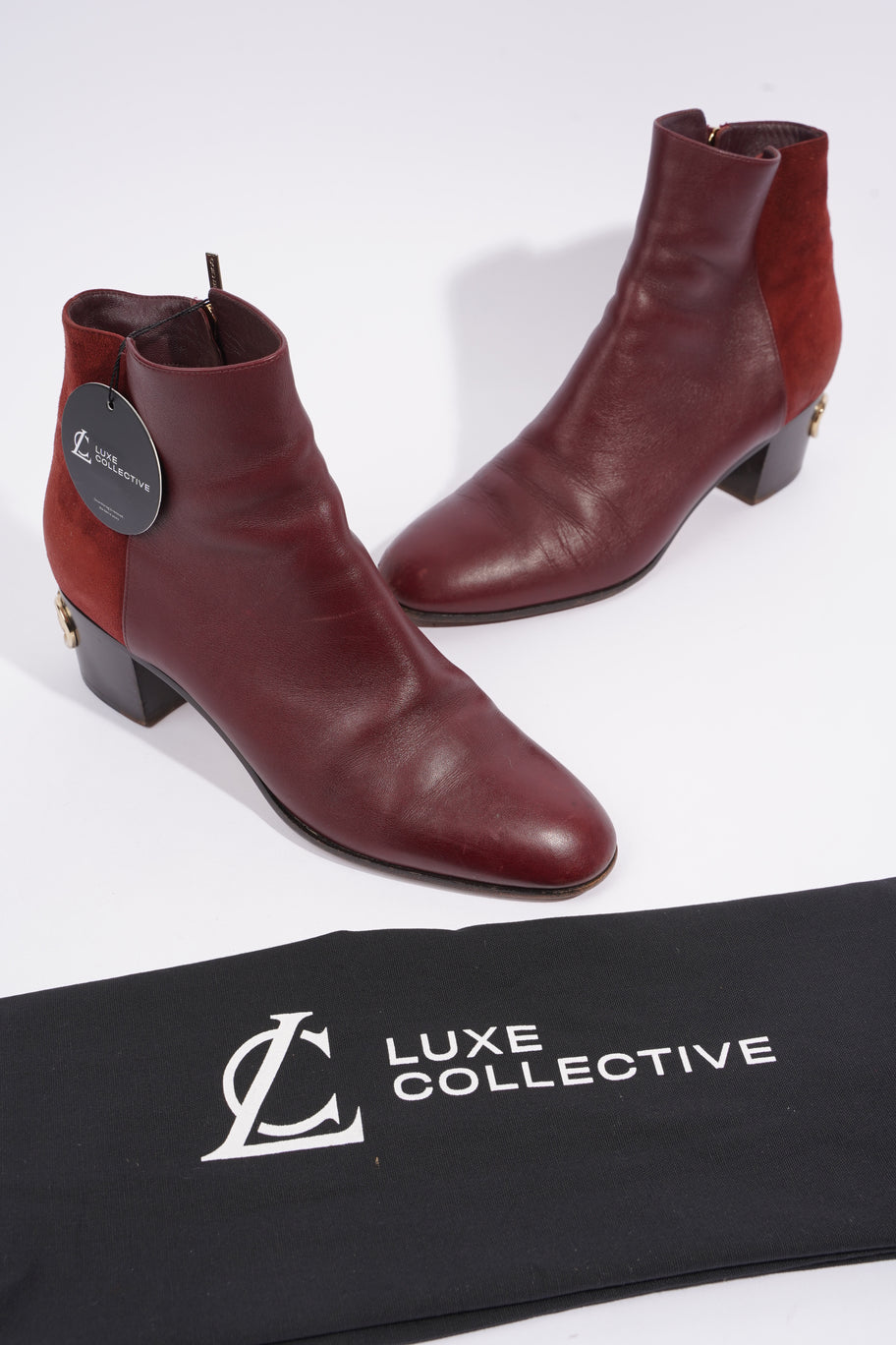 Ankle Boot Red Leather EU 41 UK 8 Image 13