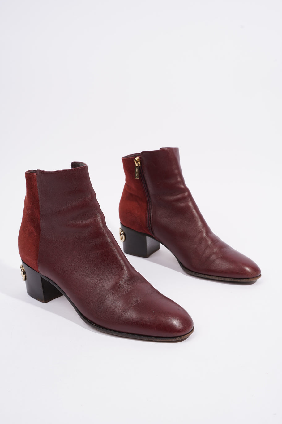 Ankle Boot Red Leather EU 41 UK 8 Image 3