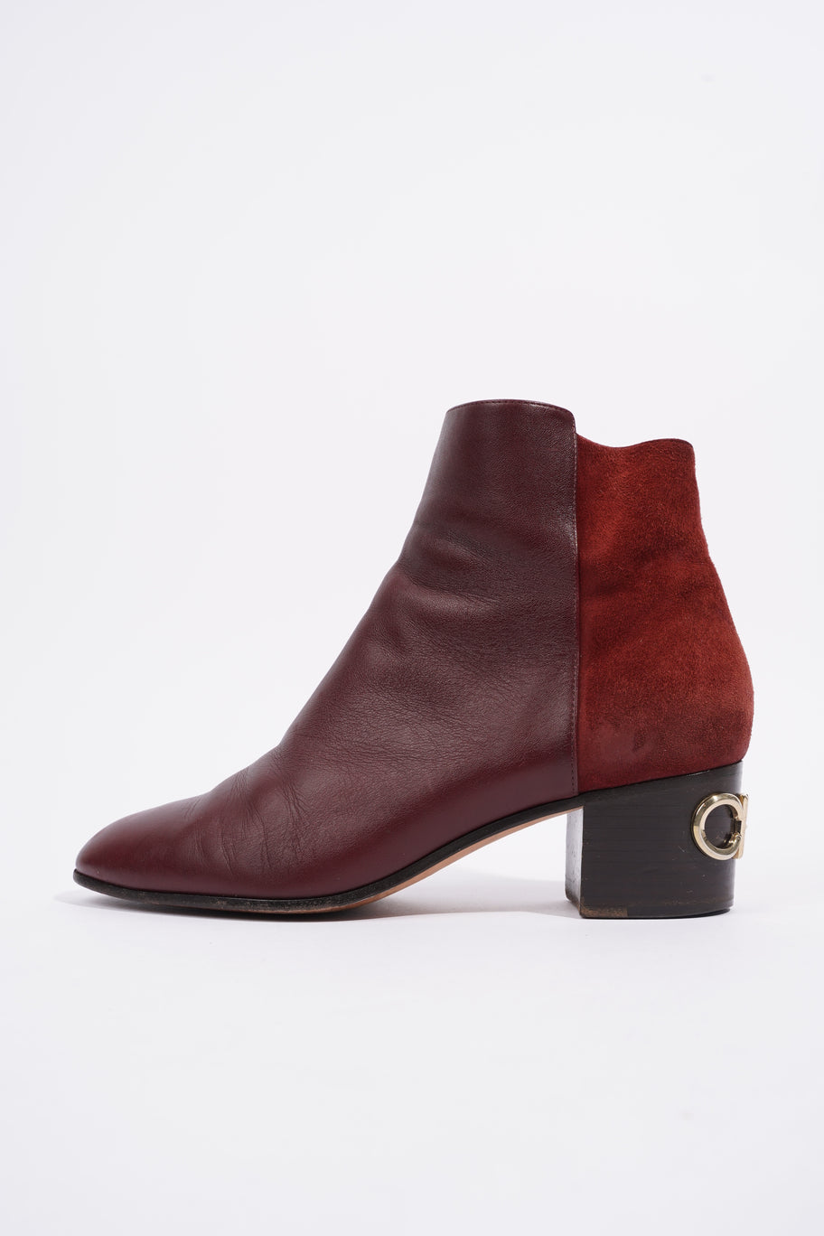Ankle Boot Red Leather EU 41 UK 8 Image 5