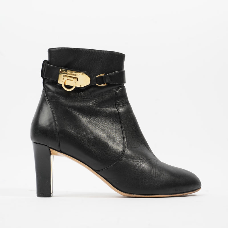  Ankle Boot Black Leather EU 41.5 UK 8.5