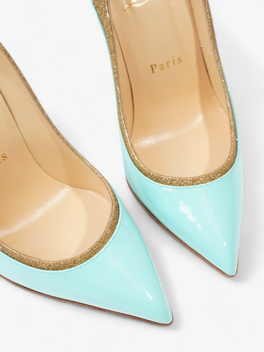 Pigalle Follies 100 Baby Blue / Gold Patent Leather EU 35.5 UK 2.5 Image 9