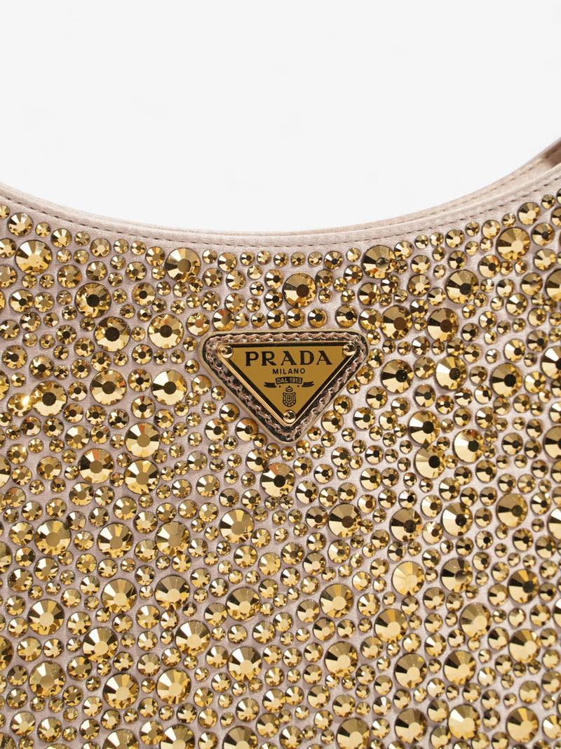  Cleo Crystal-Embellished Gold Rhinestone