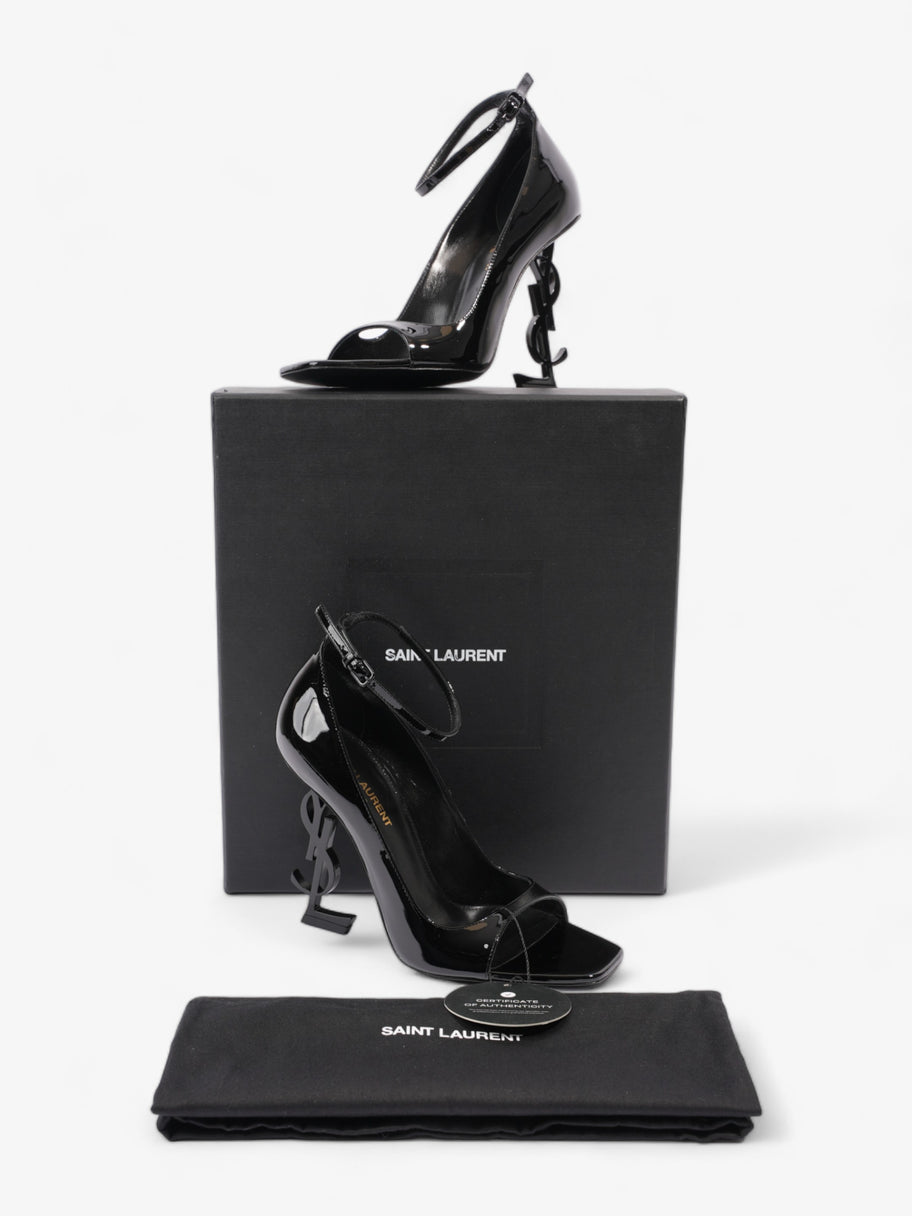 Opyum Open Toe Heels 110mm Black Patent Leather EU 37 UK 4 Image 11
