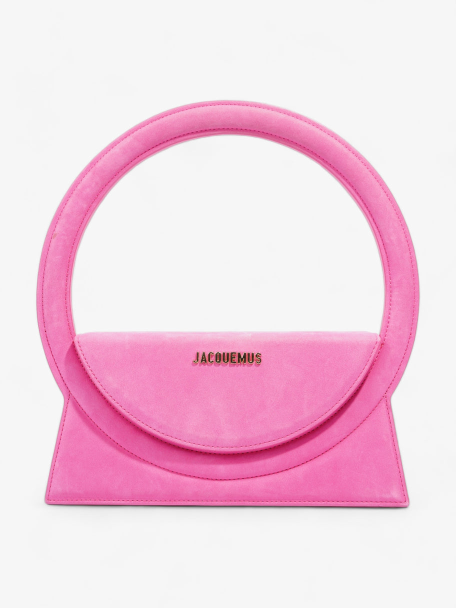 Le Sac Rond Pink Suede Image 1