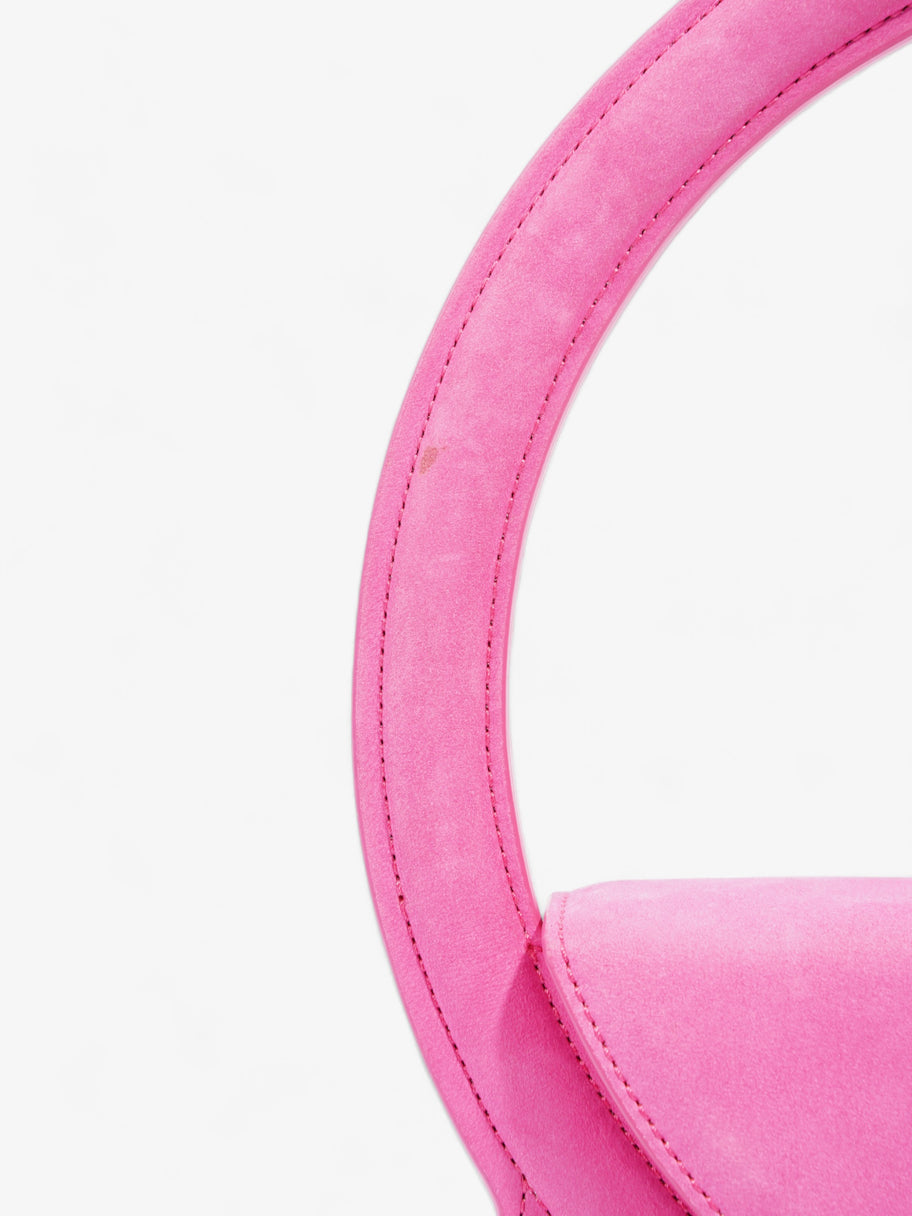 Le Sac Rond Pink Suede Image 13