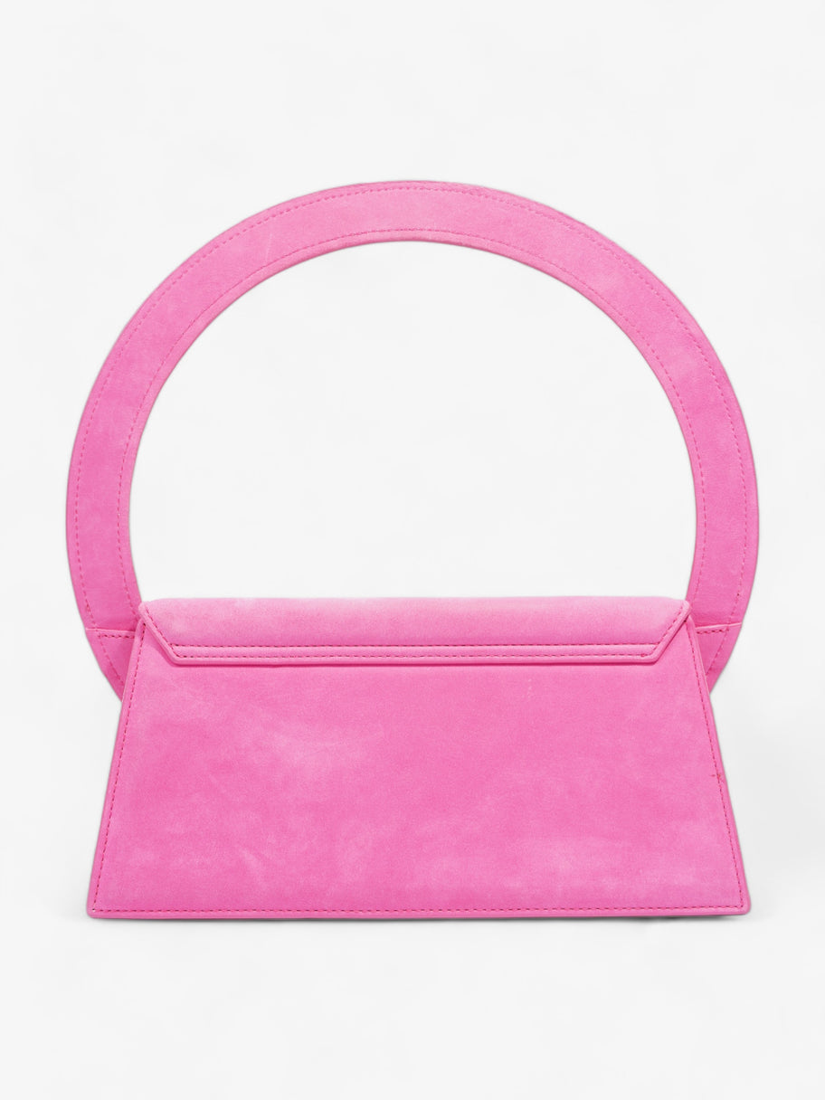 Le Sac Rond Pink Suede Image 5