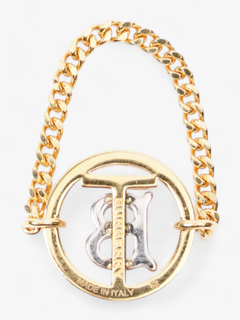  Mini TB Monogram Chain Ring Gold / Palladium Brass 52 (Diameter - 16.7mm)