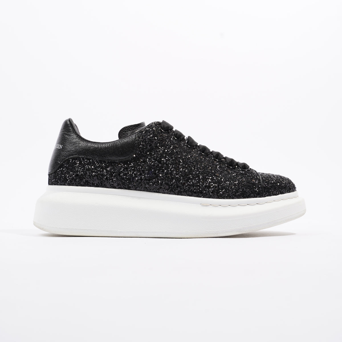 Alexander Mcqueen Oversized Sneaker Black Sequin Eu 37 Uk 4 – Luxe 