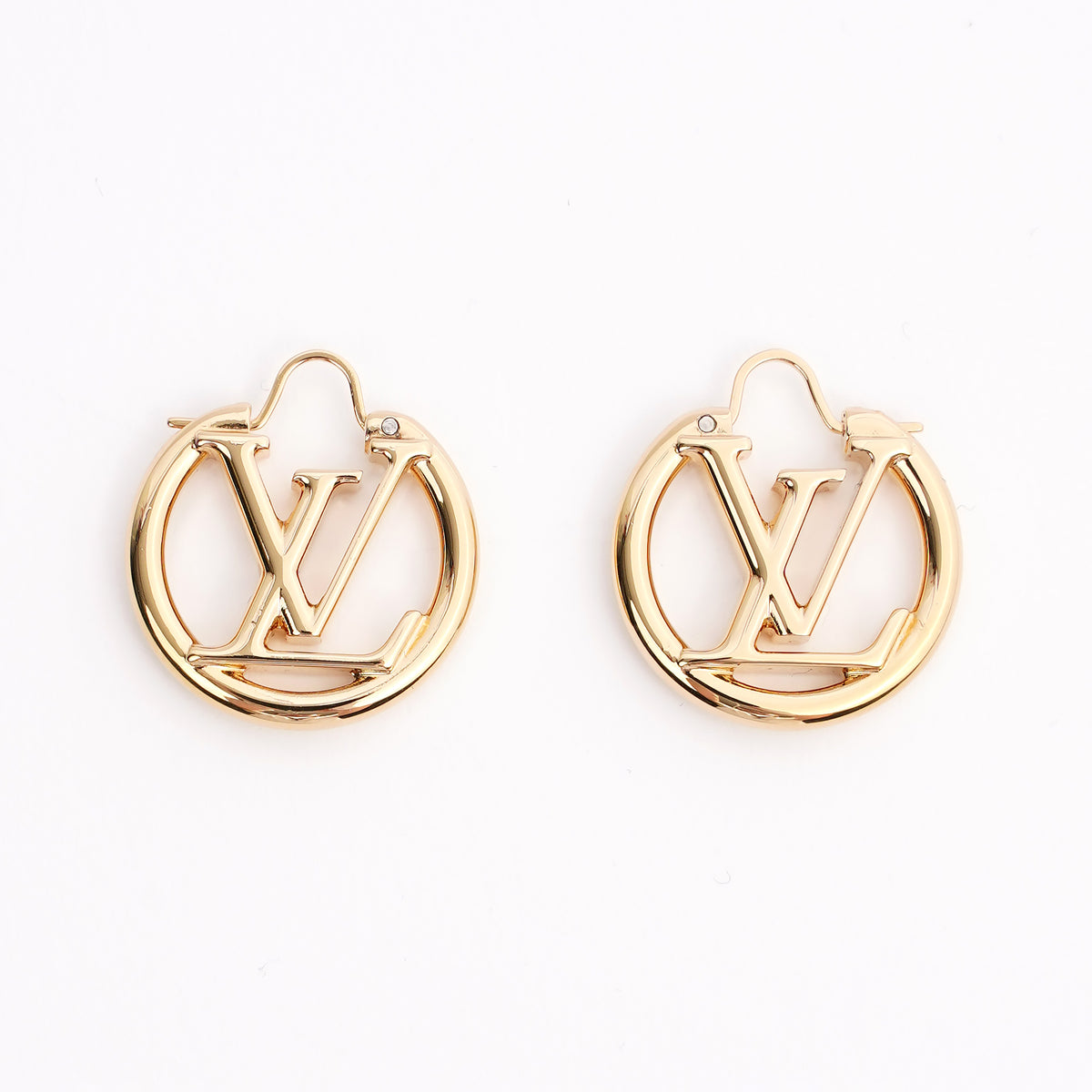 Louis Vuitton - Authenticated Louise Earrings - Metal Gold For Woman, Never Worn