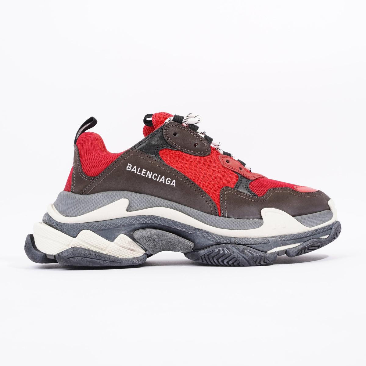 Balenciaga Mens Triple S Red / Black / Navy EU 40 / UK 6 – Luxe Collective