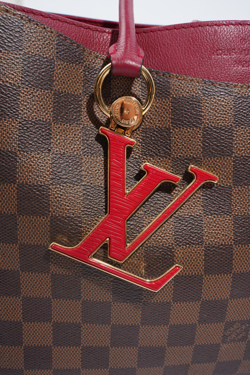 Louis Vuitton Lie De Vin Damier Ebene Canvas LV Riverside Bag