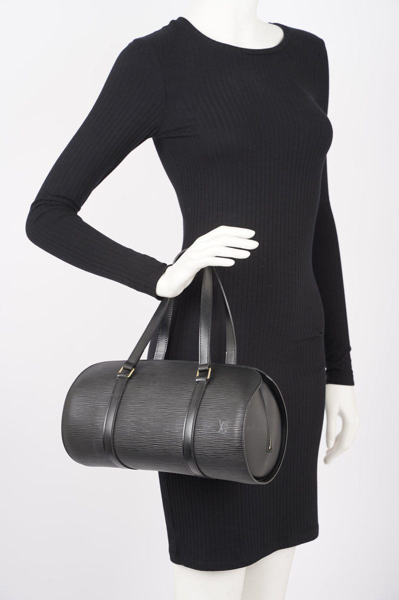 Louis Vuitton Soufflot Black Epi Leather – Luxe Collective
