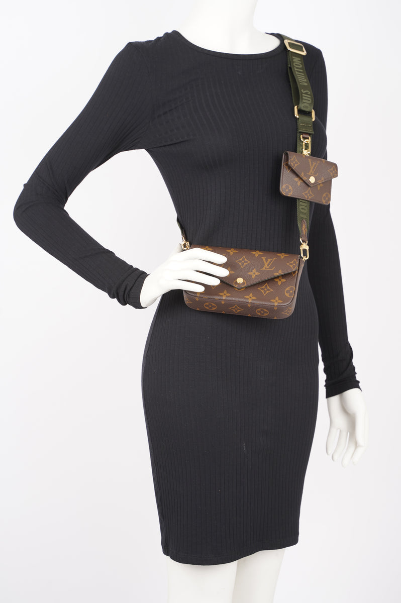Louis Vuitton Monogram Canvas Felicie Strap and Go Bag - Yoogi's Closet
