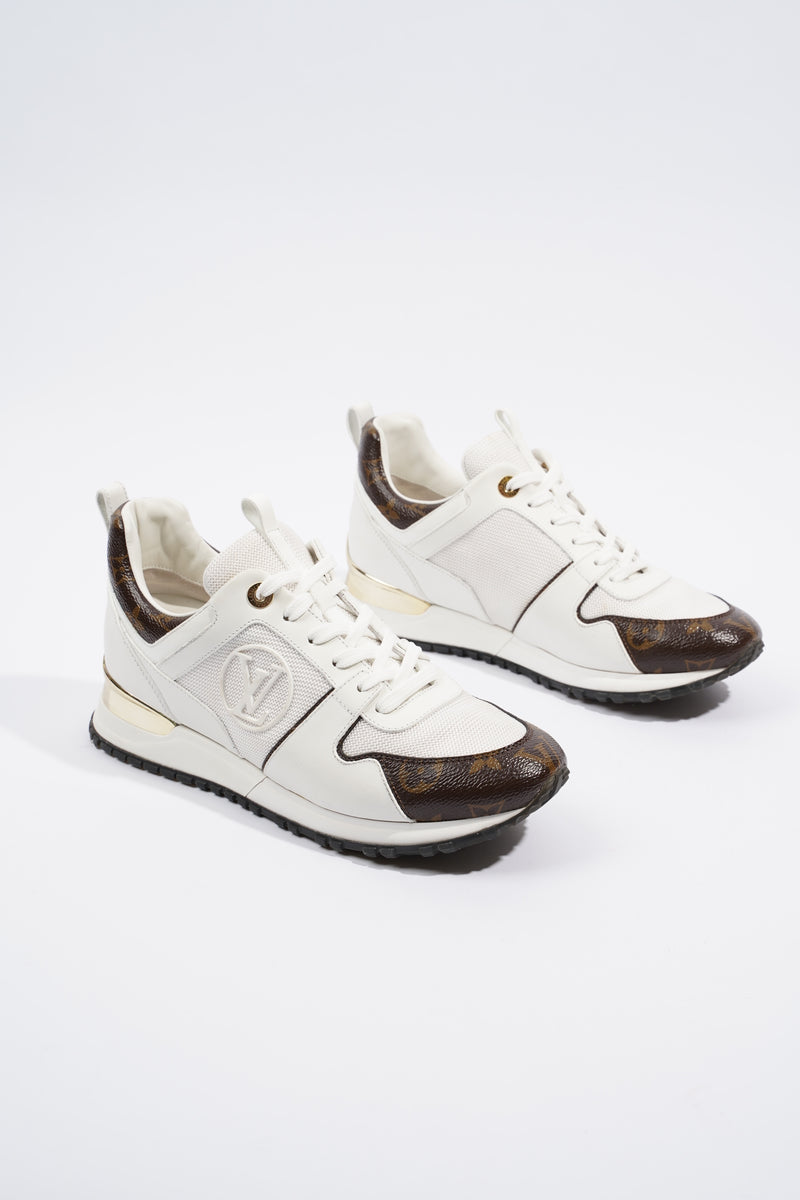 Louis Vuitton Run Away Sneaker Monogram Brown White Black